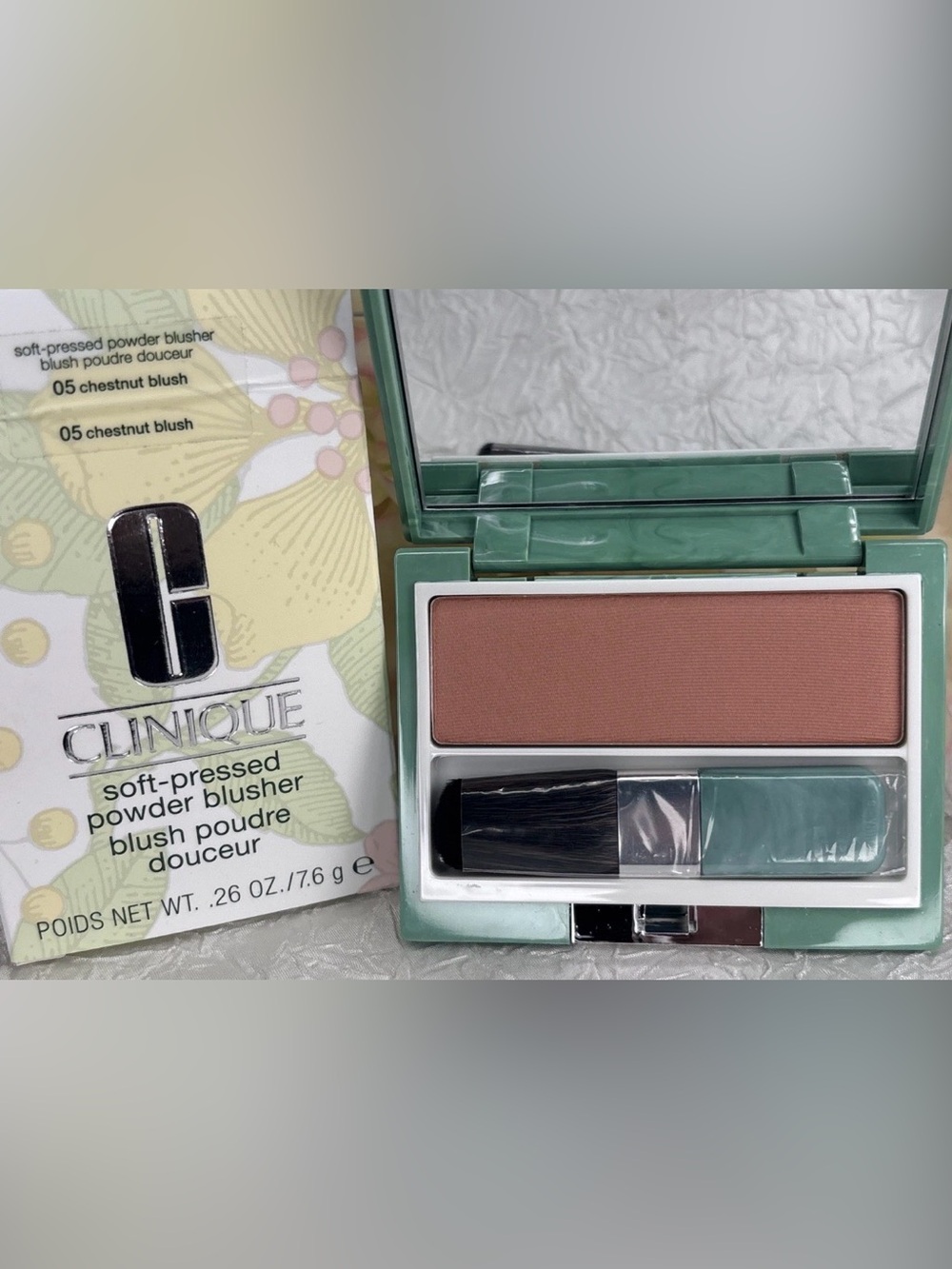 Clinique Soft Pressed Powder Blusher Blush - 05 Chestnut Blush - Full Size NIB
